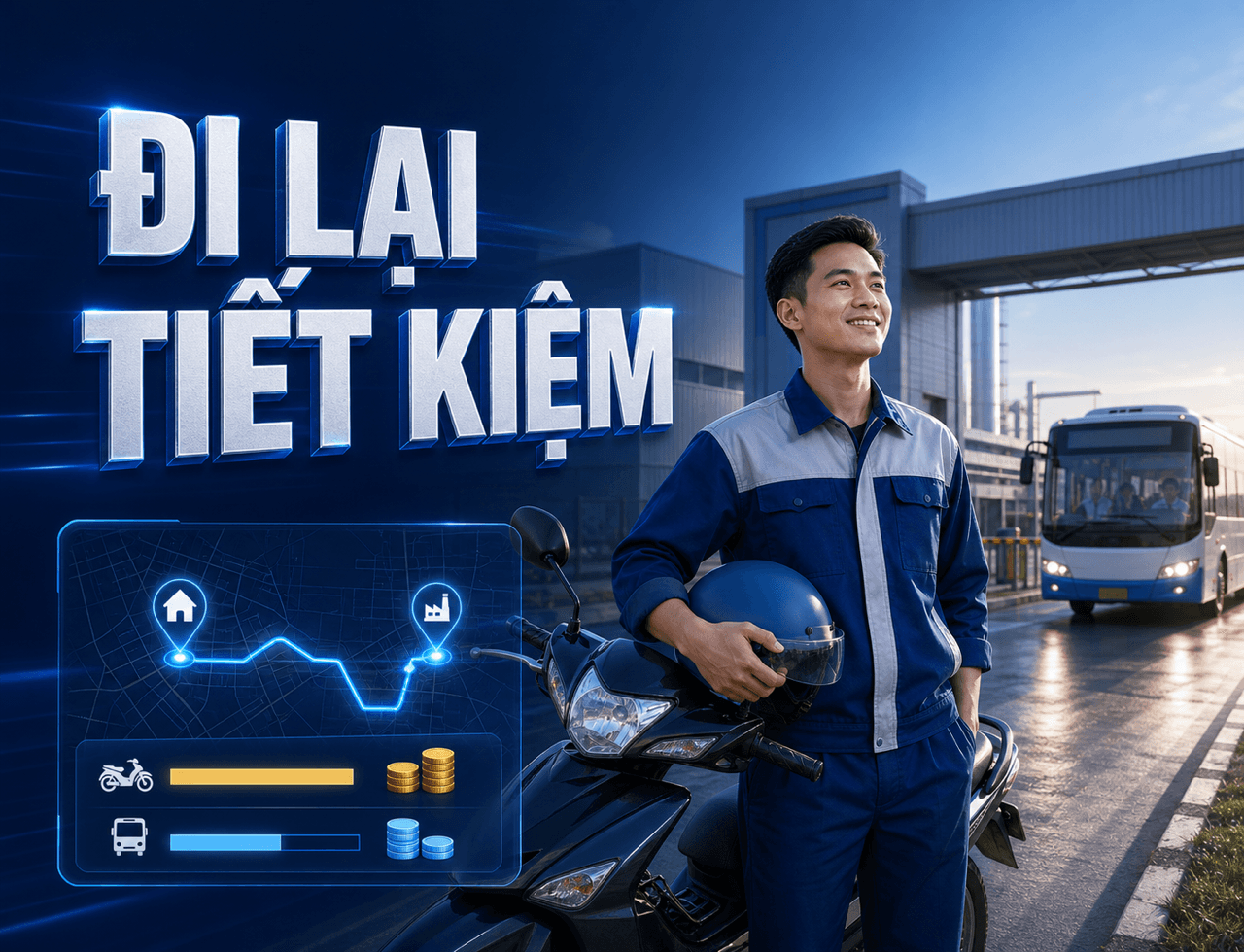Đi lại tiết kiệm cho công nhân