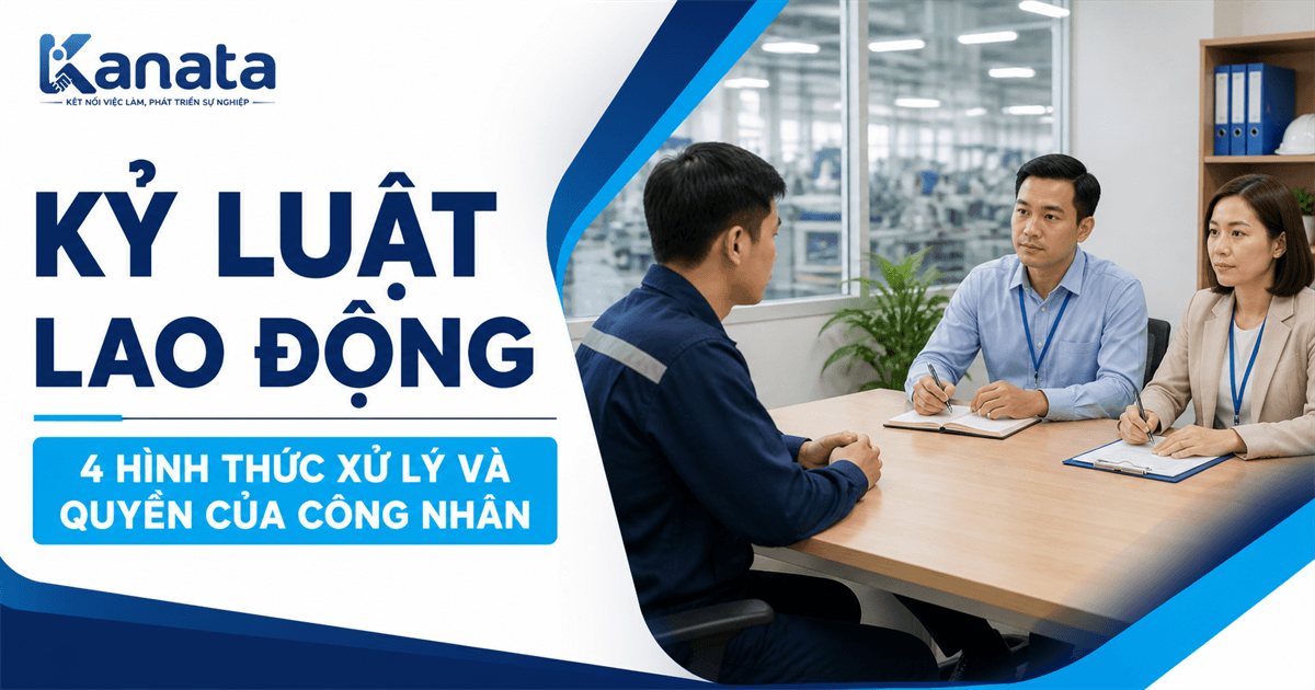 Các hình thức xử lý kỷ luật lao động