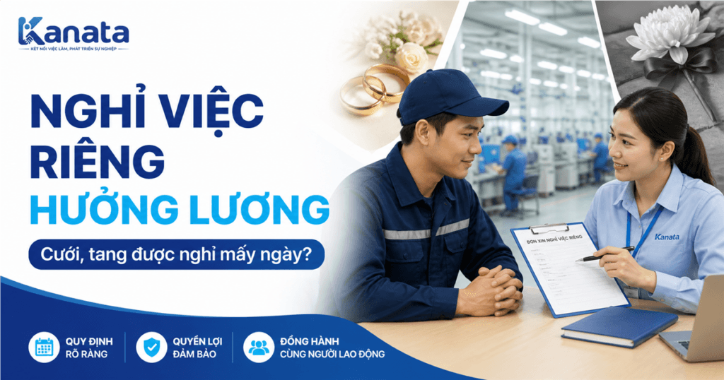 Nghỉ việc riêng hưởng lương