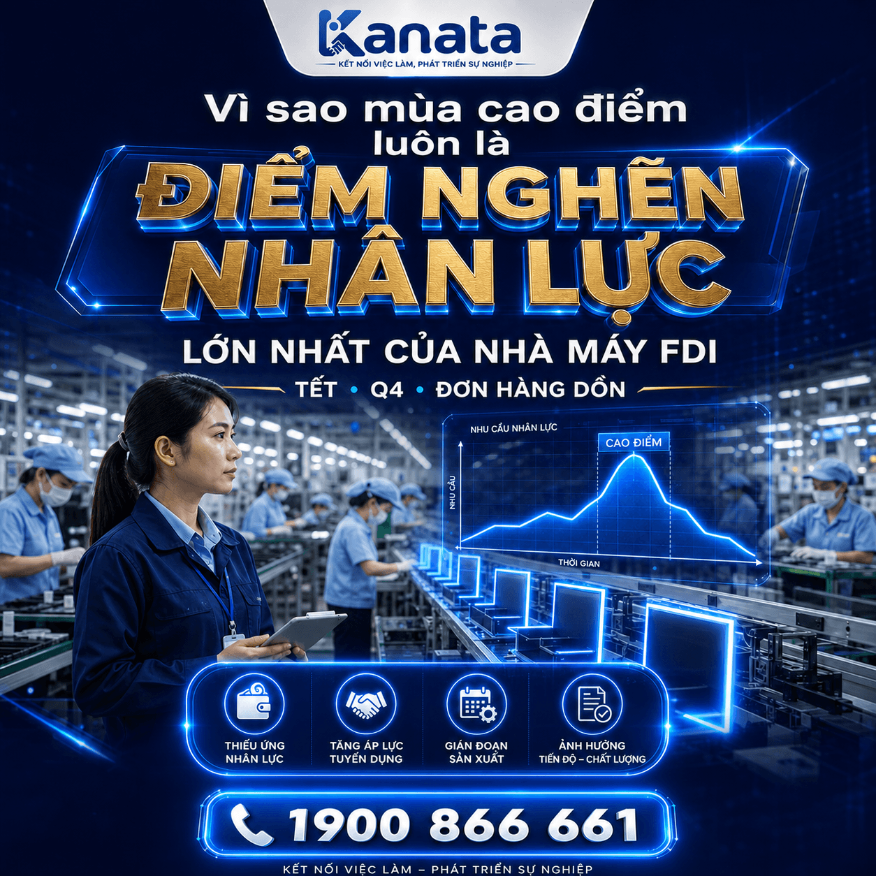 Cung ứng lao động thời vụ KCN