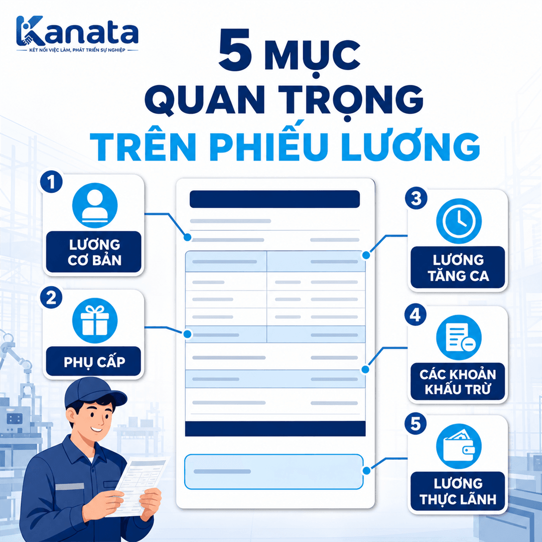 Cách đọc hiểu phiếu lương - 5 mục quan trọng