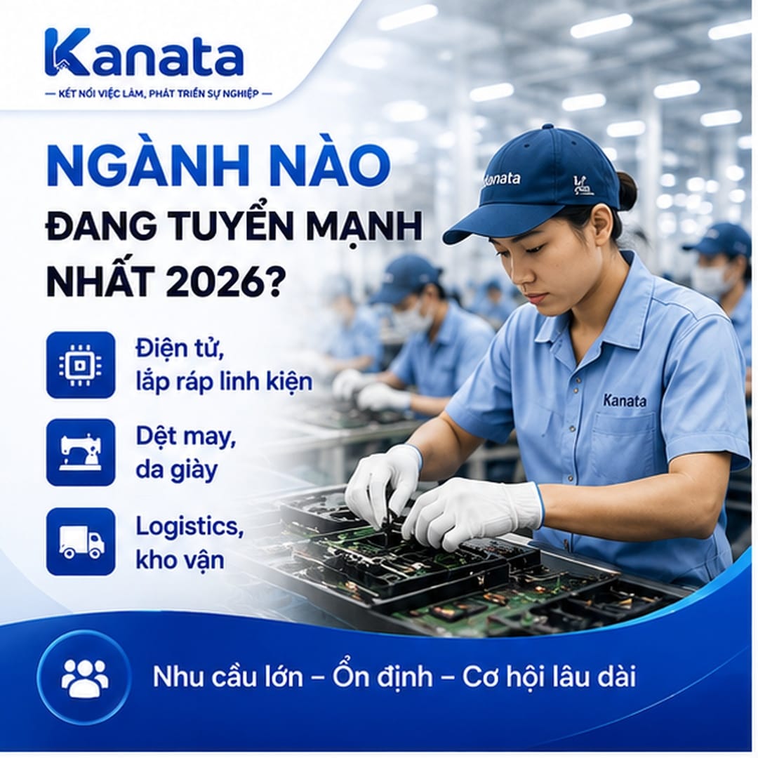 Các ngành đang tuyển mạnh tại thị trường lao động Việt Nam