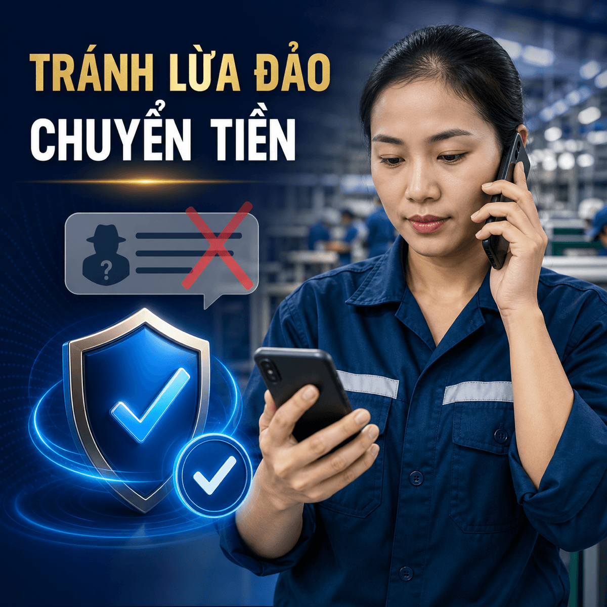 Tránh bị lừa đảo khi chuyển tiền
