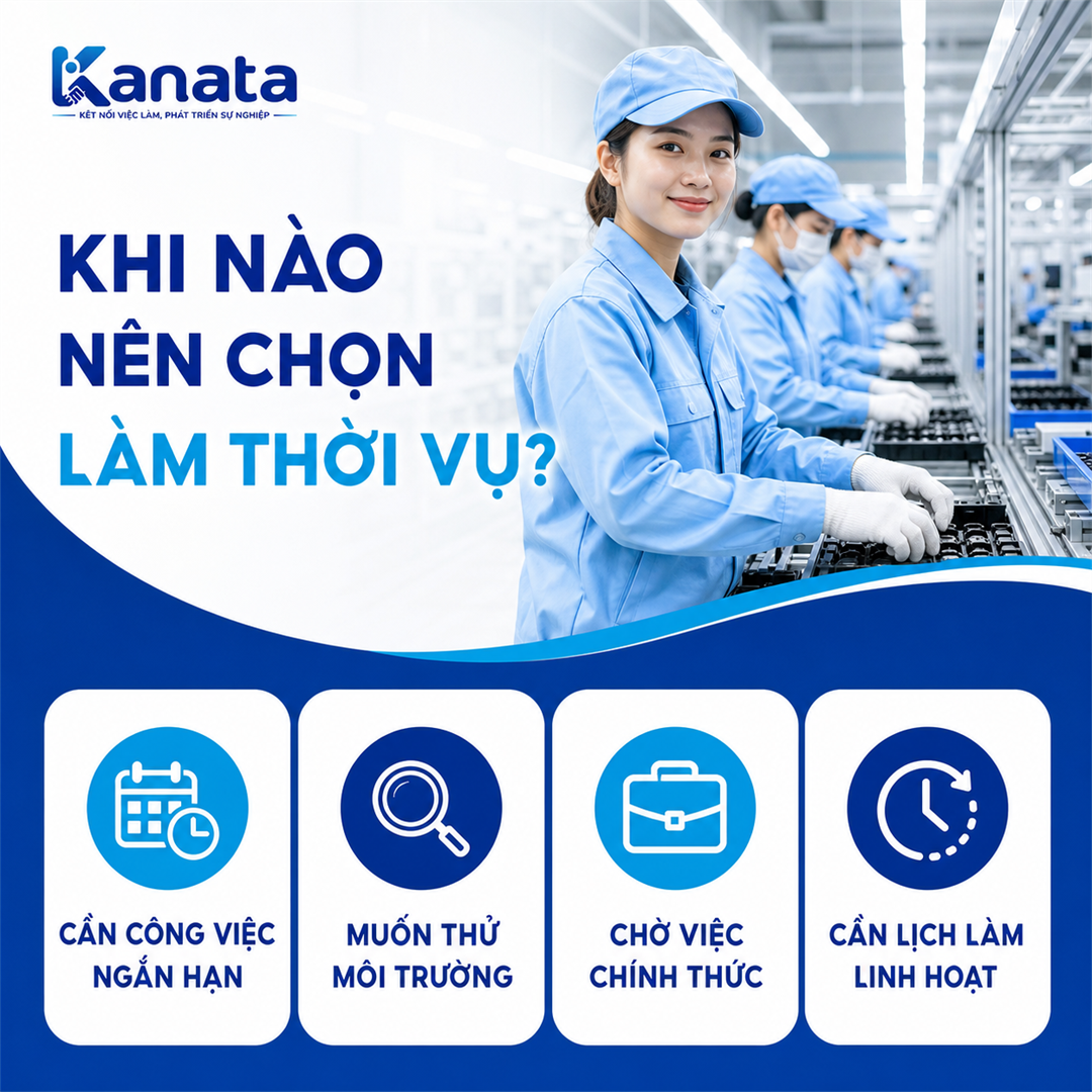 Khi nào nên làm công nhân thời vụ