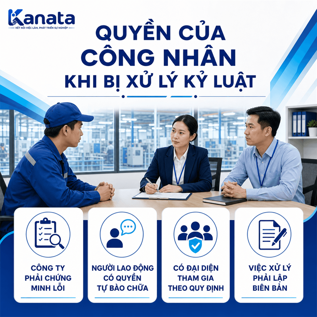 Quyền của công nhân khi bị xử lý kỷ luật