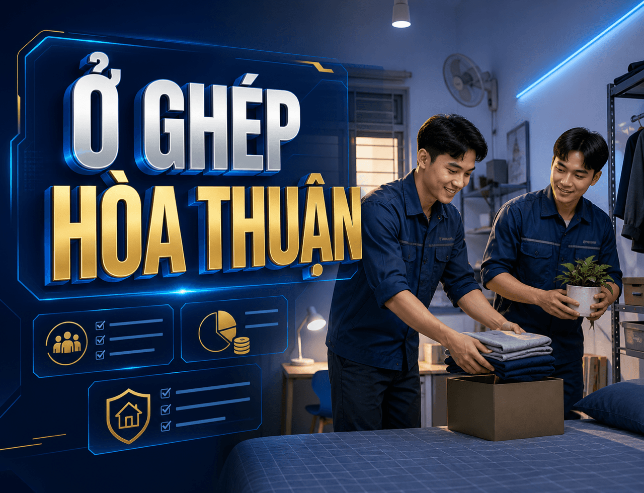 Ở ghép phòng trọ