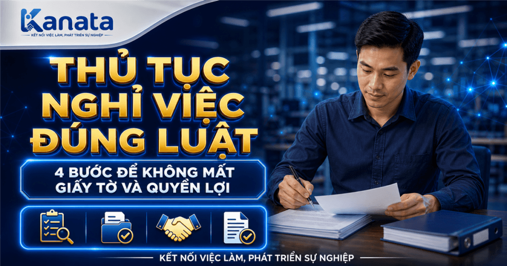 Thủ tục nghỉ việc đúng luật