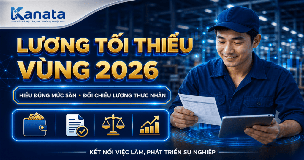 Mức lương tối thiểu vùng 2026