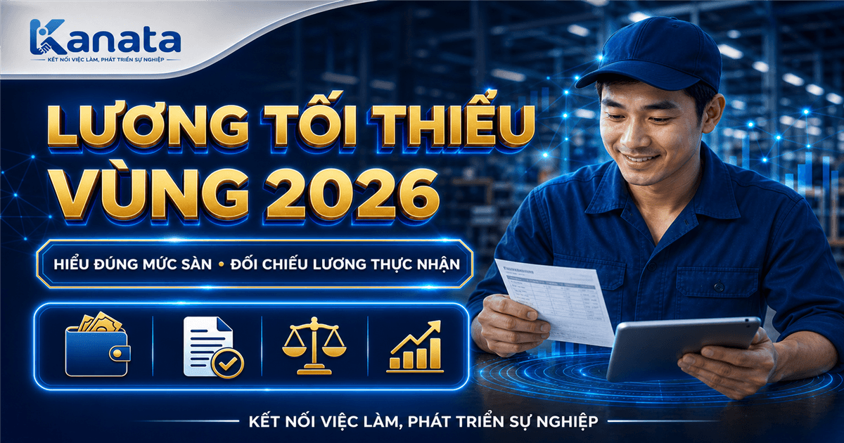 Mức lương tối thiểu vùng 2026