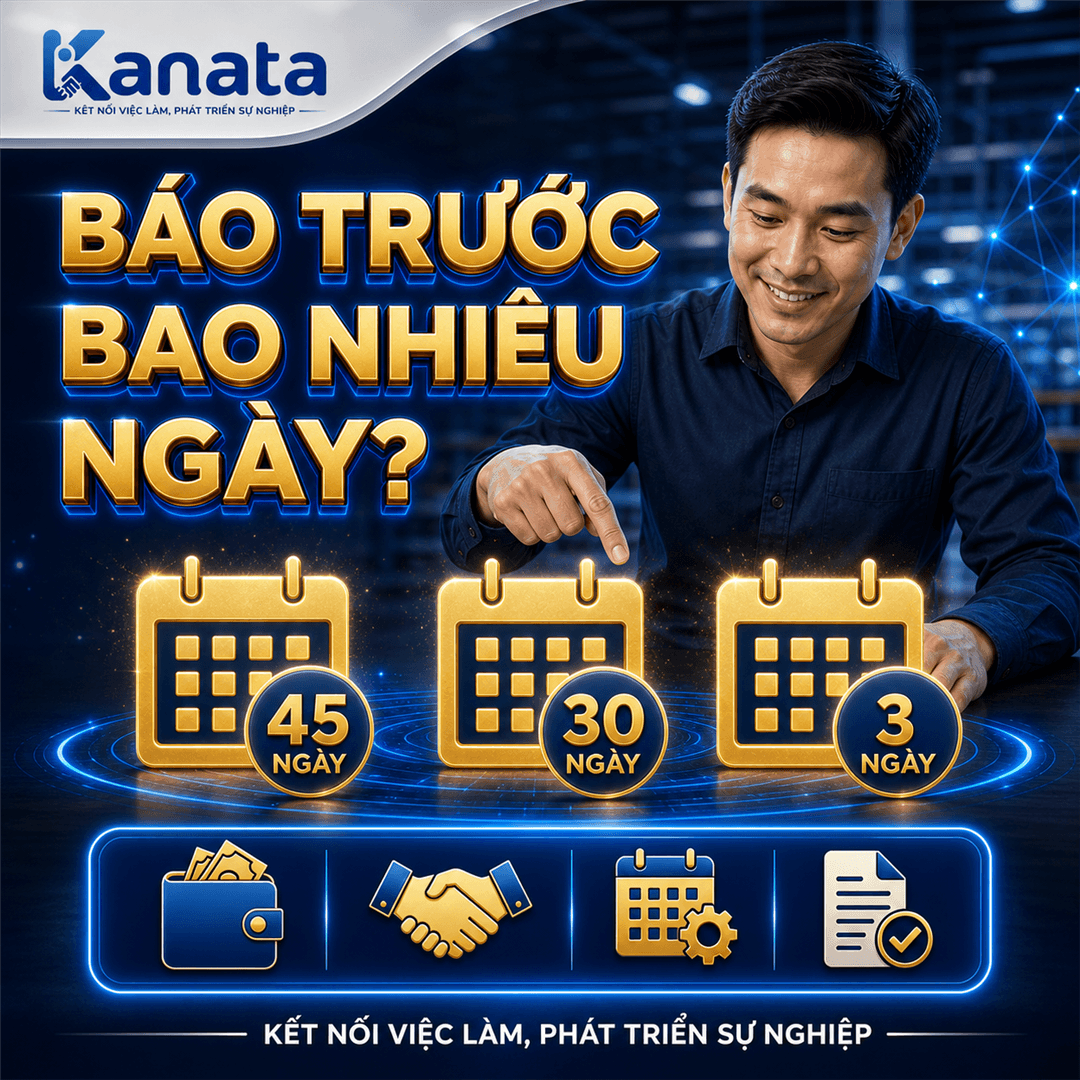 Thủ tục nghỉ việc đúng luật cần báo trước bao nhiêu ngày