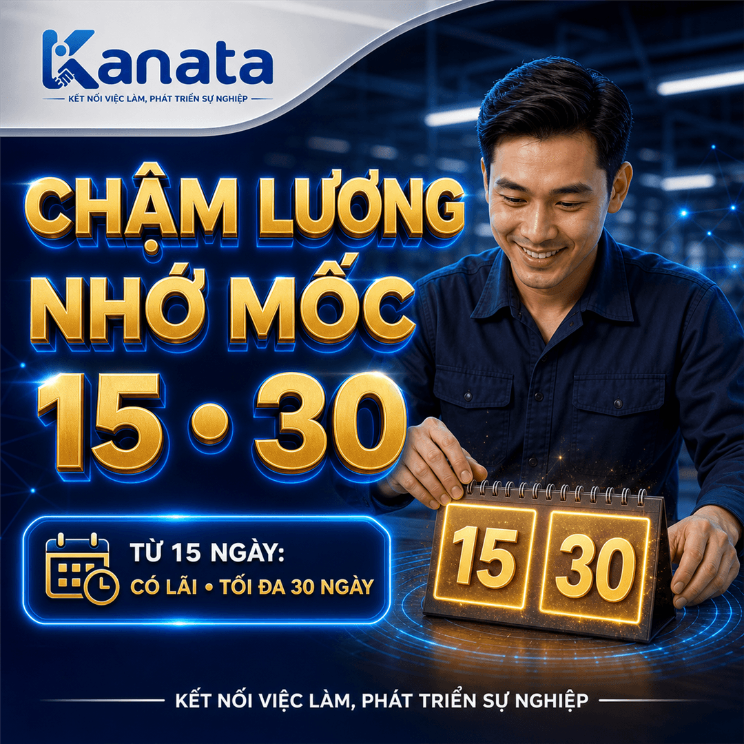 Công ty chậm trả lương nhớ mốc 15.30