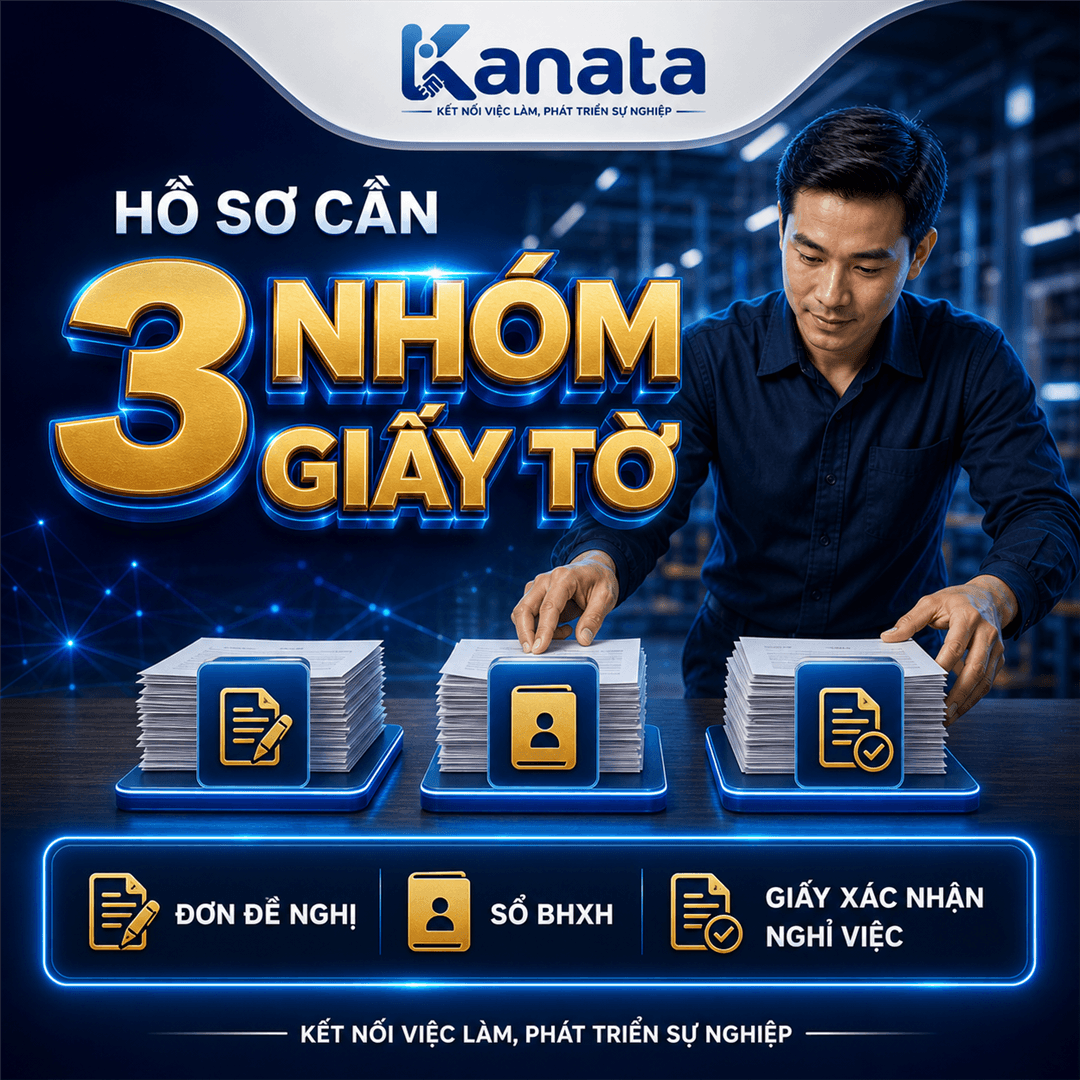 3 nhóm giấy tờ nộp để hưởng hồ sơ thất nghiệp