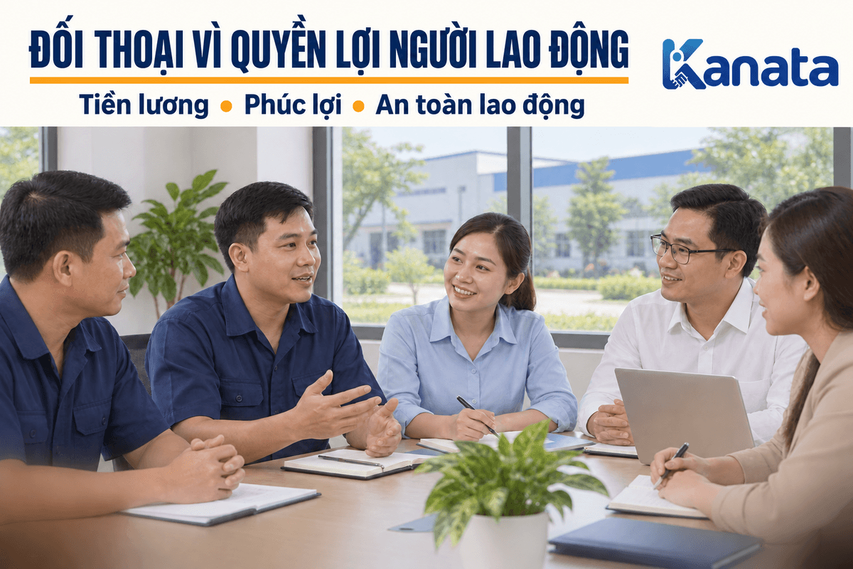 Công đoàn đối thoại vì quyền lợi của người lao động