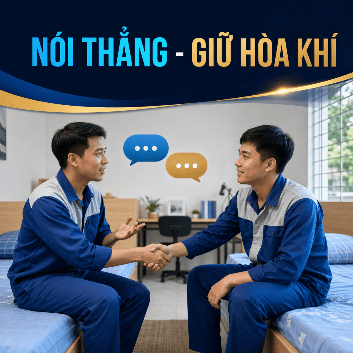 Nói thẳng - giữ hòa khí khi ở ghép cùng nhau