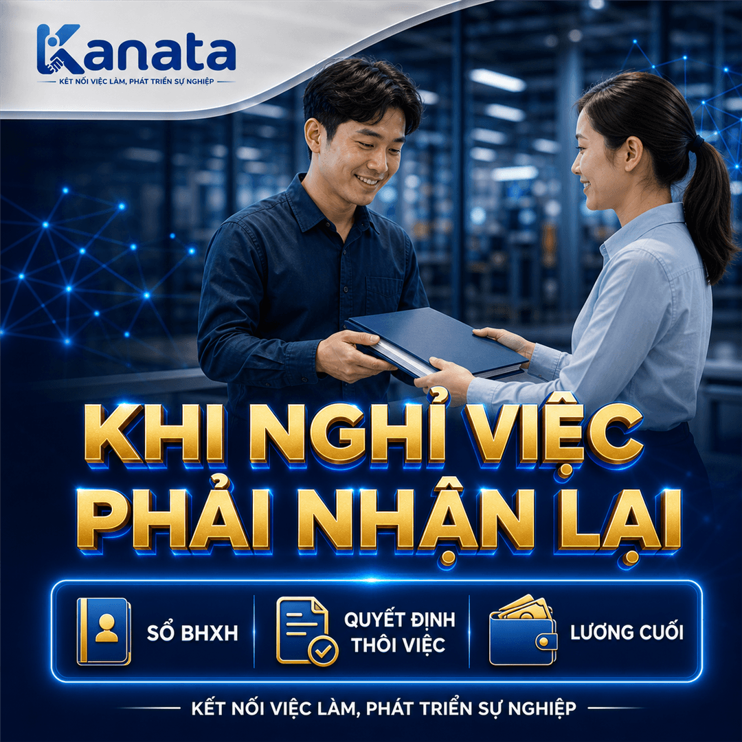 Giấy tờ cần nhận lại khi nghỉ việc