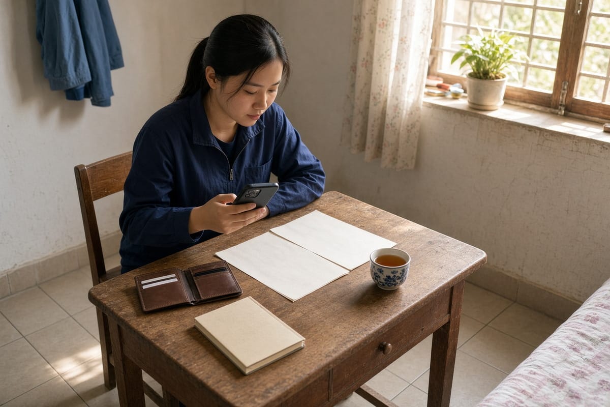 Lưu ảnh giấy tờ và không mang hết giấy tờ quan trọng trong một ví