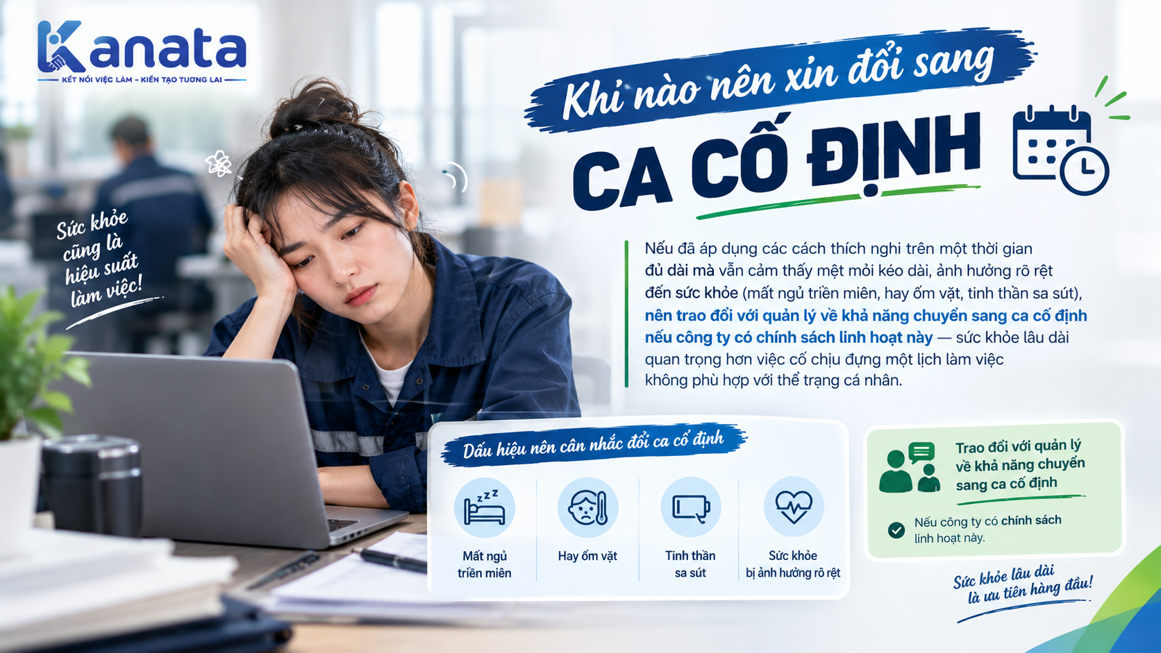 Khi nào nên xin đổi sang ca cố định