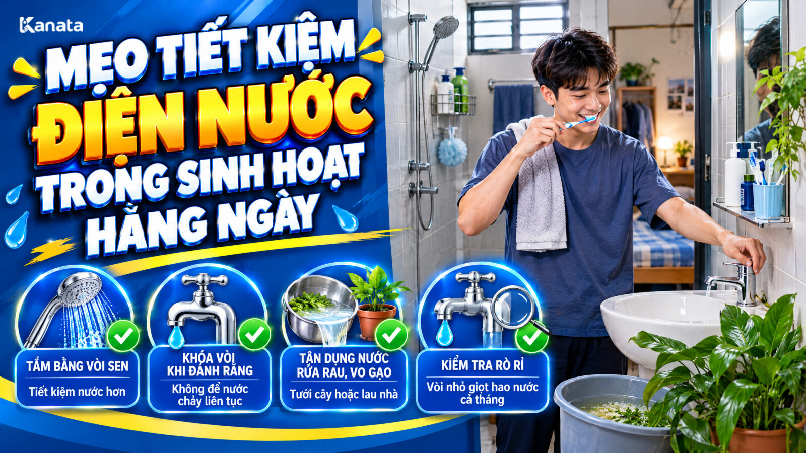 tiết kiệm điện nước: hình minh họa 2