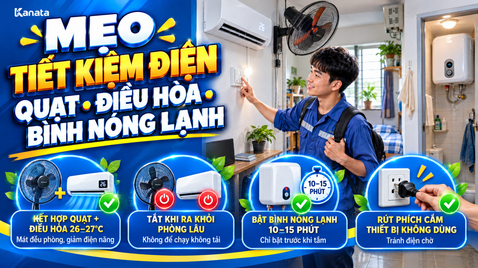 tiết kiệm điện nước: hình minh họa 1