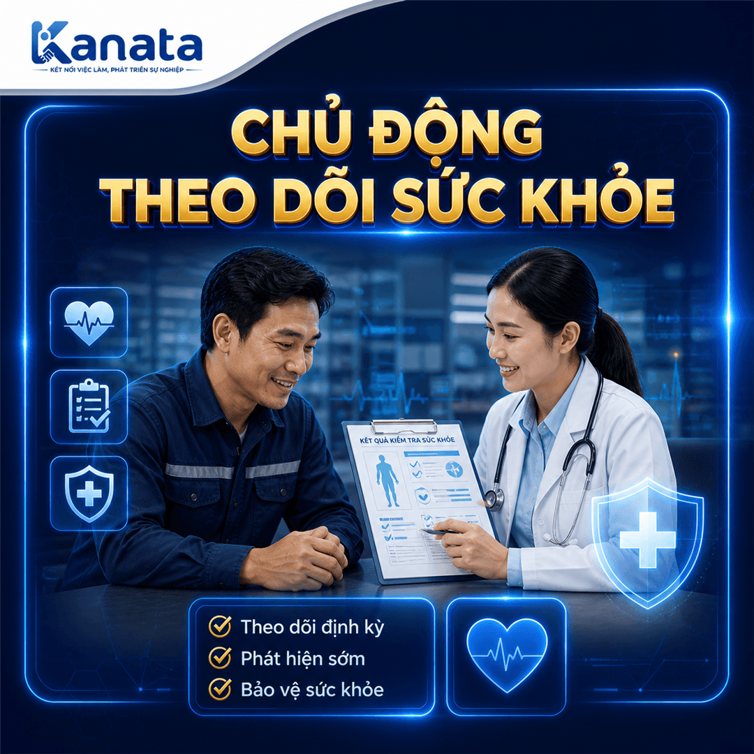 Nhân viên nên chủ động theo dõi sức khỏe của mình