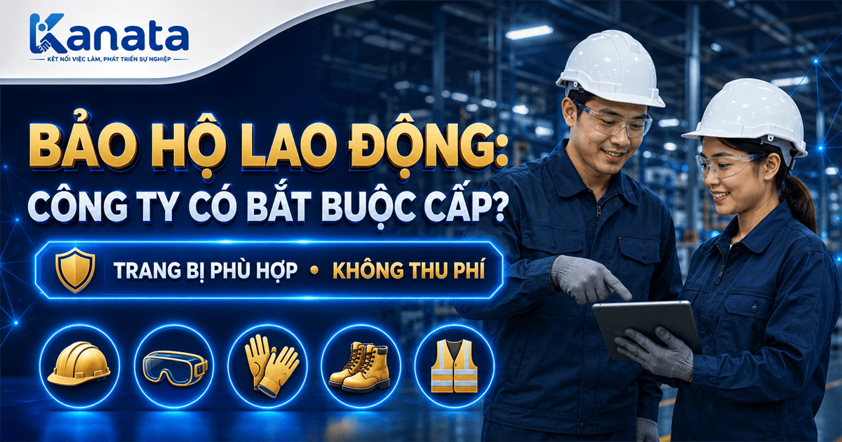 Bảo hộ lao động, công ty bắt buộc phải cấp