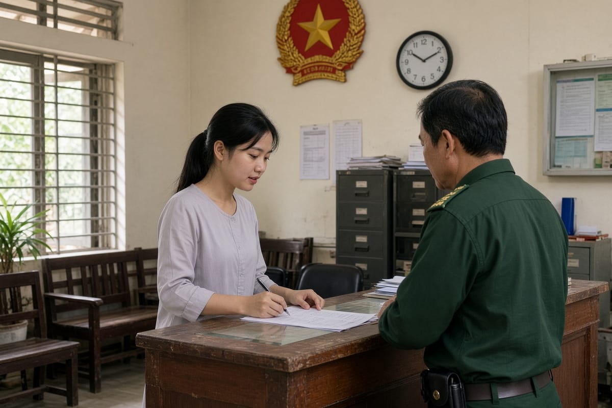 Báo mất CCCD tại phường xã