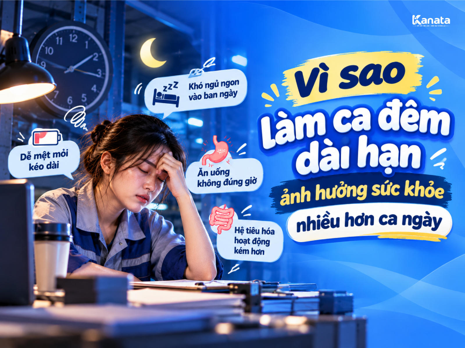 giữ sức khỏe khi làm ca đêm: hình minh họa 1
