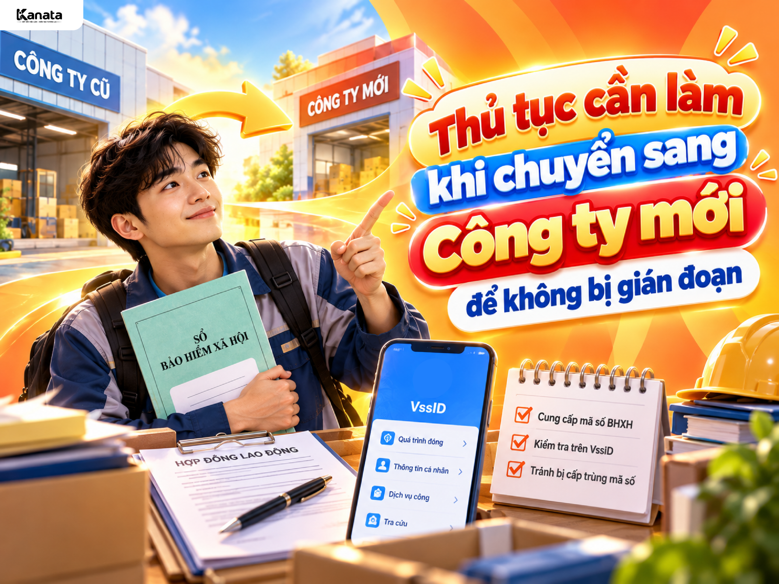 Đóng BHXH nối tiếp khi chuyển sang công ty mới