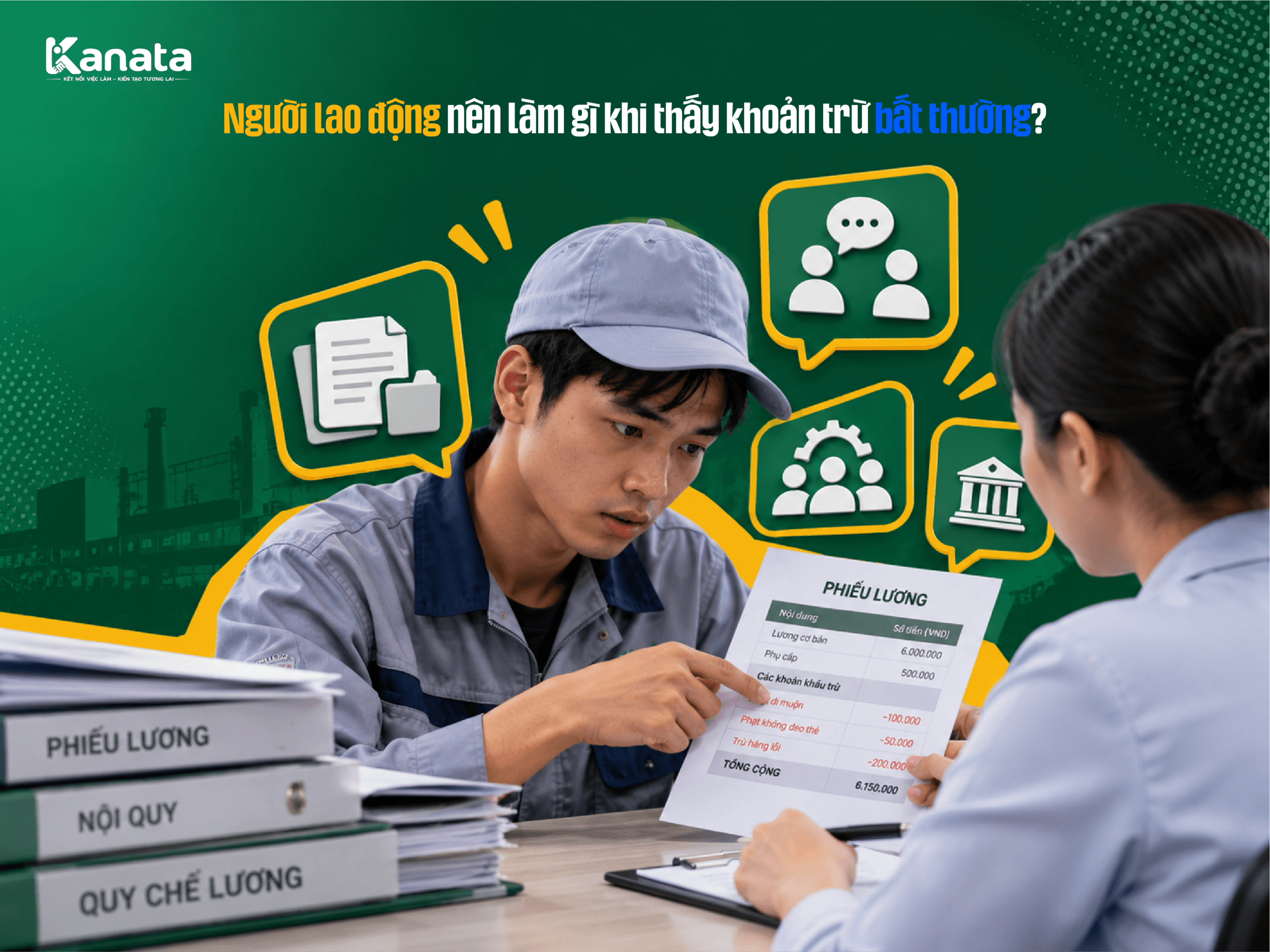 Công ty trừ lương để bồi thường thiệt hại: tối đa 30% lương mỗi tháng