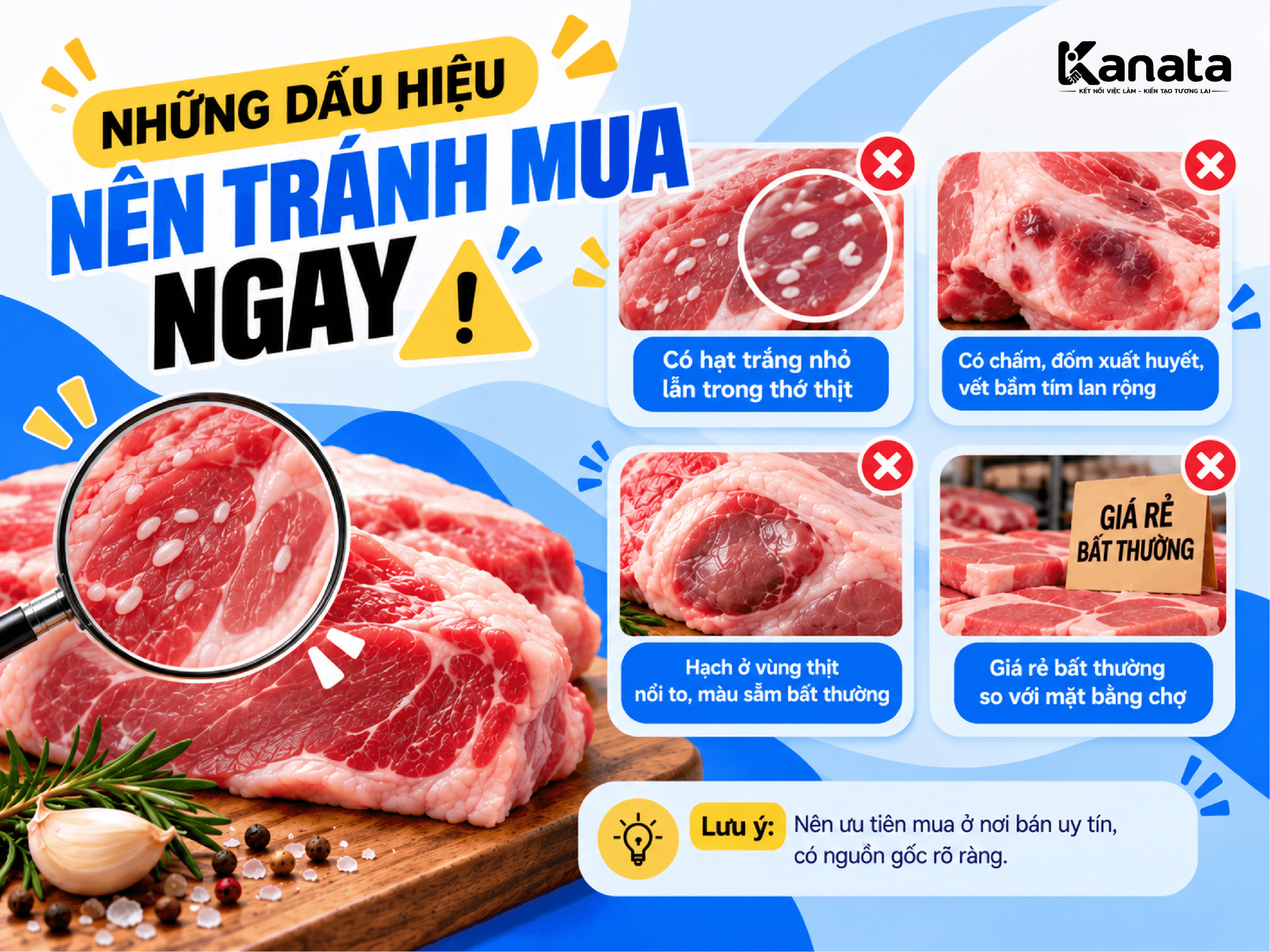 Cách chọn thịt heo theo món: ba chỉ, nạc vai, thịt thăn
