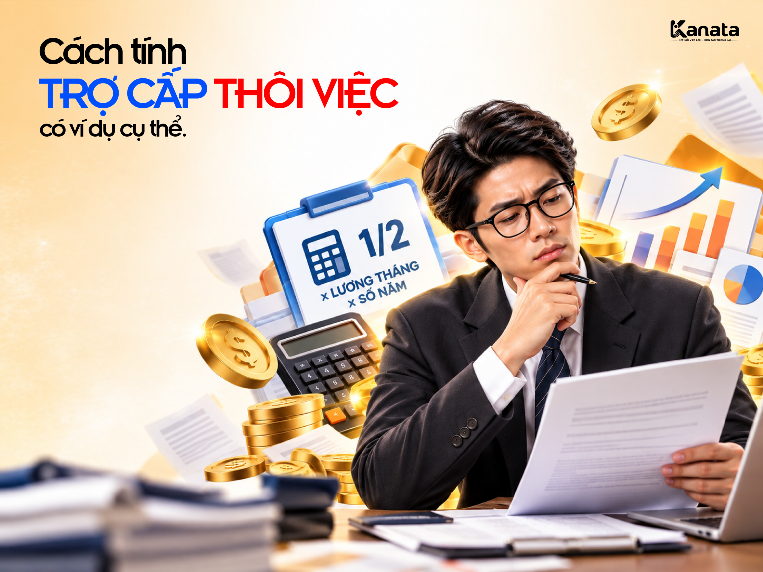 Cách tính trợ cấp thôi việc có ví dụ cụ thể