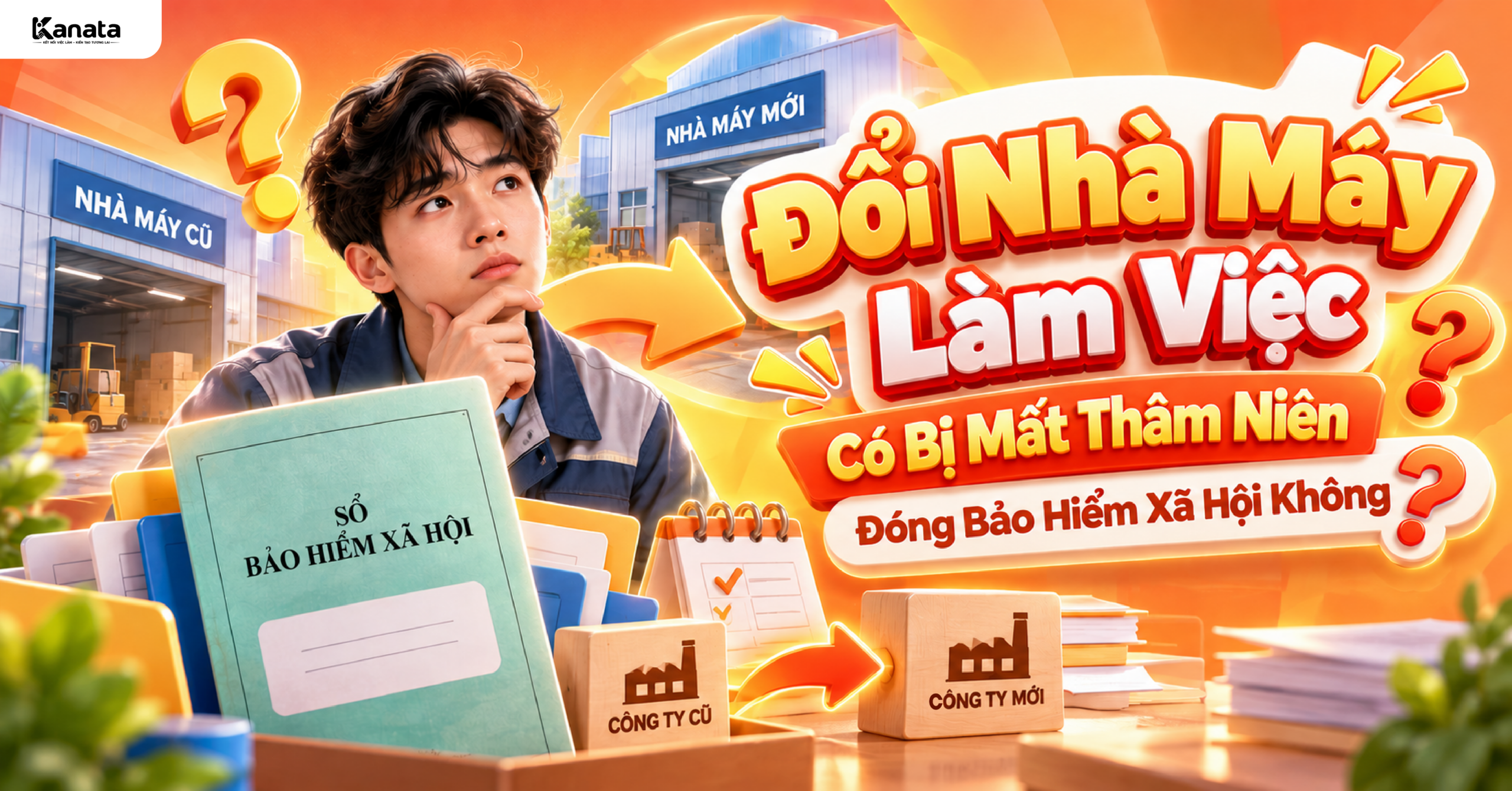 Đổi nhà máy làm việc vẫn giữ thâm niên đóng BHXH