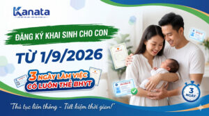Đăng Ký Khai Sinh Cho Con Từ 1/9/2026: 3 Ngày Làm Việc Có Luôn Thẻ BHYT, Không Phải Chạy Nhiều Nơi