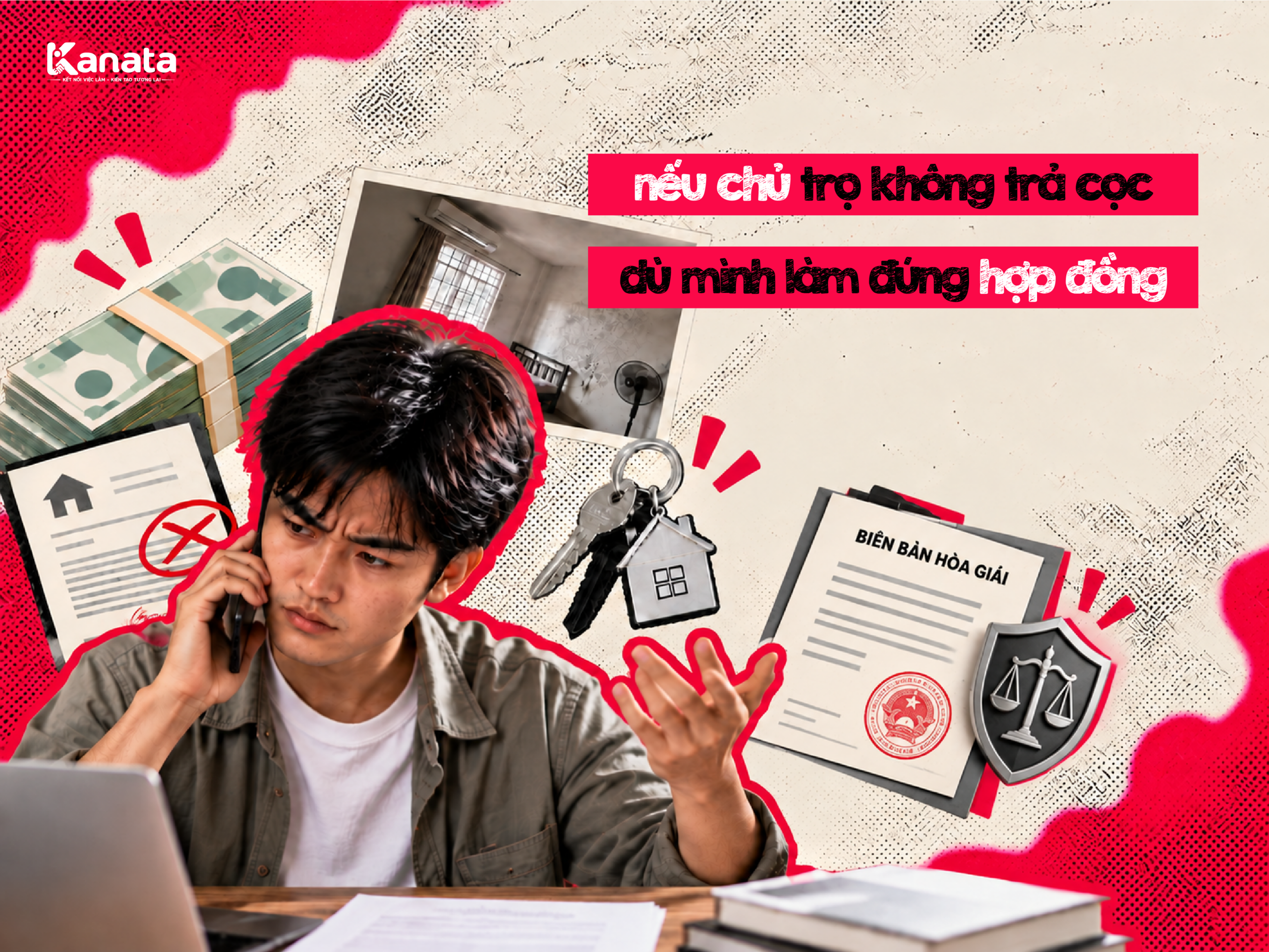 Hợp đồng thuê trọ: chụp ảnh tình trạng phòng khi nhận để không mất cọc