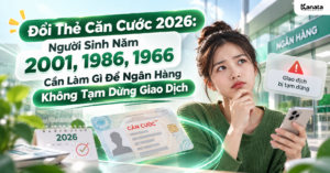 Đổi Thẻ Căn Cước 2026: Người Sinh Năm 2001, 1986, 1966 Cần Làm Gì Để Ngân Hàng Không Tạm Dừng Giao Dịch